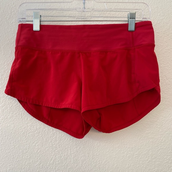 lululemon athletica Pants - Lululemon size 4 red shorts